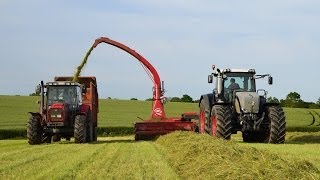 Fendt 936 amp JFStoll 1460 Trailed Forager [upl. by Cob867]