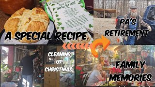 Real Irish Soda Bread recipe  Pas Retirement  Cleaning  Family Memories [upl. by Aihtyc]