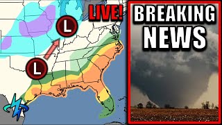 LIVE  Tornado Coverage Strong Tornadoes Possible Live Storm Chasers 010824 [upl. by Enilrek]