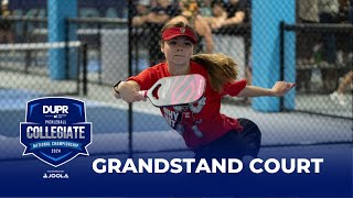 2024 DUPR Collegiate National Championships  Grandstand Court [upl. by Lemyt]