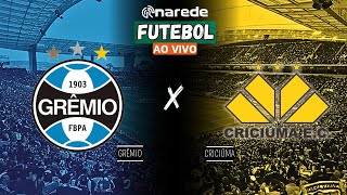 GRÊMIO X CRICIÚMA AO VIVO  TRANSMISSÃO BRASILEIRÃO 2024 [upl. by Assyral671]