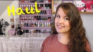 Haul  Kosmetik amp Abnehmkochbücher [upl. by Llerraj]