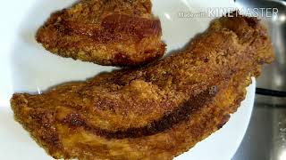 How To Reheat Bagnet Ilocos Bagnet [upl. by Dnomyad]