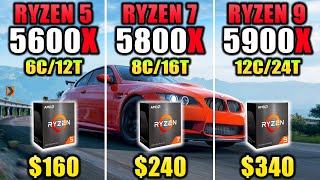 R5 5600X vs R7 5800X vs R9 5900X  How much Performance Difference [upl. by Tap]