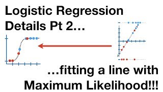 Logistic Regression Details Pt 2 Maximum Likelihood [upl. by Deni]