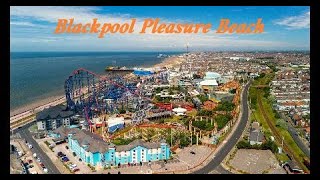 Blackpool Pleasure Beach Drone View [upl. by Fulmer84]