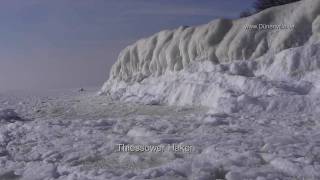 Thiessow meterhohe Eisberge vor der Küste Klimawandel [upl. by Lorrin]