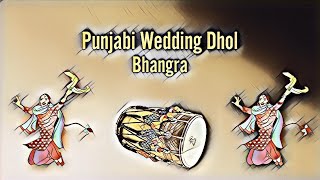 Punjabi wedding Bhangra dhol beat  Bhangra track [upl. by Klug590]