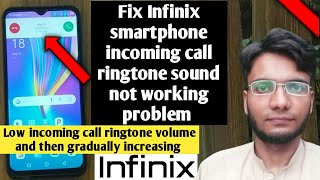 How to fix Infinix phone or smartphone incoming call ringtone sound not working problem  mobile [upl. by Nace]