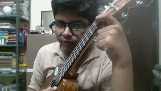 How to play the C Major scale on ukulele [upl. by Gnilyarg]