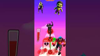 SUPER HERO 💪💪👎 RED HULK CONTROL VS SPIDER MAN NOOV VS PRO 💪 GAMEPLAY shorts funnyvideo [upl. by Carr]