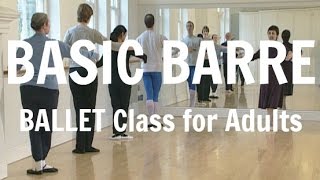 Ballet Class for Adult Beginners Basic Step Exercise tendu [upl. by Aitnahc]