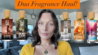 Dua Fragrances Haul 5 Beautiful Scents For Fall 🍁🍂🍁 [upl. by Aneleiram]