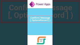 Confirm in Power apps powerapps tutorial microsoftpowerapps [upl. by Ati]