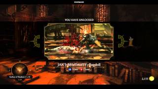 MKX KRYPT UNLOCK  Jaxs Brutality quotRagdollquot 14 [upl. by Akram]