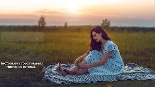 photography color grading photoshop tutorial [upl. by Llerroj]