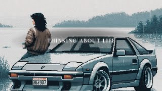 you lean on your car thinking about life  LoFi amp Vaporwave Mix For Deep Thinking amp Concentration [upl. by Jolanta]