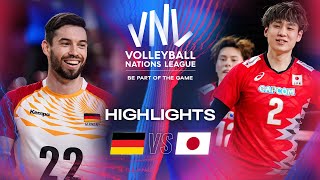 2024 VNL Full Set 5 Japan vs Germany 👀 [upl. by Cindee988]