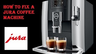 How to fix a JURA coffee machine  Jura coffee machines common problems [upl. by Brenza]