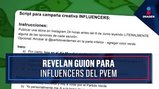 Revelan guion del PVEM para influencers en veda electoral  Noticias con Ciro Gómez Leyva [upl. by Nnahtur]