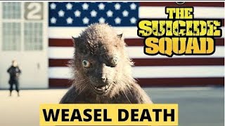 suicide squad 2  quotI didnt know weasels couldnt swimquot scene and death of weasel Warner bros [upl. by Forest]