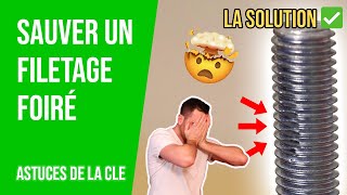 ✅ ASTUCES ✅ Remédier facilement à un filetage abîmé 🔩 [upl. by Hsaniva]