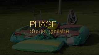 Pliage dun jeu gonflable [upl. by Merilyn]