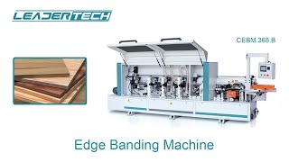 Edge Banding Machine For Straigtline Leadertech CEBM368B [upl. by Nicholle646]