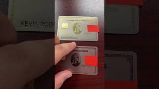 AMEX Rose Gold Card vs AMEX Limited Edition White Gold Card amexgold [upl. by Lucretia493]