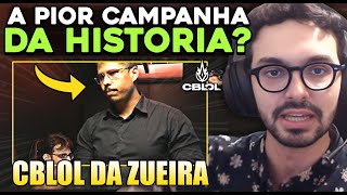 o DIA que o AOSHI FOI EMBORA no MEIO do JOGO da INTZ  CBLOL DA ZUEIRA  MYLON REACT [upl. by Nosidda]