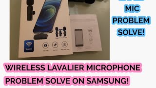 Wireless Lavalier Microphone Problem Solve [upl. by Supple22]