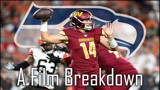 What Sam Howell Brings to the Seahawks [upl. by Ehrsam424]