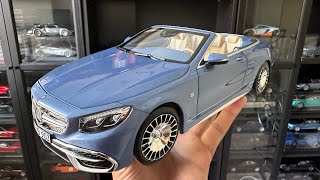 118 Mercedes Maybach S650 Cabriolet by Norev [upl. by Amehsat]