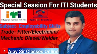 ITI Class  Employability SkillsTopicSafety measures Trade ElectricianFitterWelderDiesel [upl. by Jarrett]