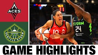 Las Vegas Aces vs Seattle Storm FULL GAME Highlights  2024 Womens Basketball [upl. by Marbut989]