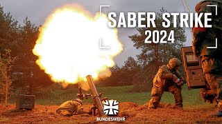 Verlegung im Eiltempo Saber Strike 2024  Bundeswehr [upl. by Abbi]