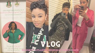 VLOG  92nd NORTH ATLANTIC REGIONAL CONFERENCE  Alpha Kappa Alpha Sorority INC ðŸ’šðŸ’• [upl. by Rhodia]