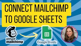 Connect Mailchimp to Google Sheets  Zapier Tutorial [upl. by Gerson]