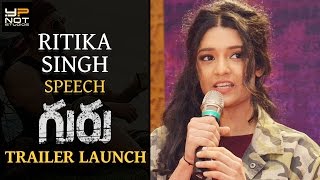 Ritika Singh at Guru trailer launch [upl. by Bernete]