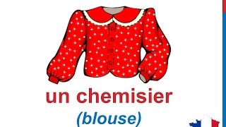 French Lesson 34  CLOTHES in French CLOTHING Vocabulary  Les vêtements les habits Ropa en francés [upl. by Akinor]