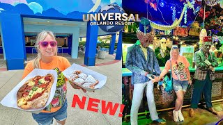 ALL NEW at Universal New Summer Snacks New HHN amp Monster Shop amp Getting Drenched in a Storm [upl. by Garrott]