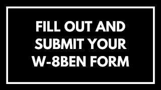 Fill Out and Submit W8BEN Form for Beachbody Coach [upl. by Aloivaf245]