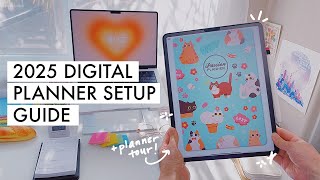 2025 Digital Planner Setup Guide  iPad Digital Planning [upl. by Elletsirhc]