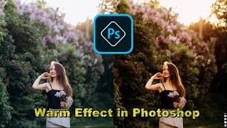 adobe warm tone effect in photoshop [upl. by Jsandye237]