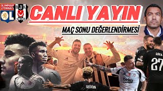 Lyon 01 Beşiktaş  CANLI YAYIN  Maç Sonu Değerlendirmesi OLvBJK [upl. by Dimo]