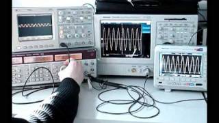 Comparison of WELEC W2014A Tektronix MSO 2014 and Tektronix TDS 5104B Oscilloscope [upl. by Eanaj]