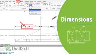 Edit Dimension to Center Justify Dimension Text from Toolbar [upl. by Enirok]