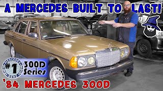 Tank of a Mercedes 300D with a 3L Turbo Diesel CAR WIZARD finds lots of surprises under the hood [upl. by Fonsie]