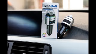 Wegman Bluetooth FM Transmitter  Autolader  Bluetooth Carkit [upl. by Christoper]