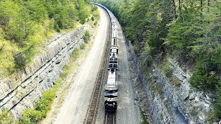 Norfolk Southern Northbound Tanker Train Tateville Kentucky 1092023 [upl. by Schwartz665]